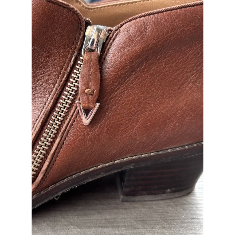 Vionic Chestnut Leather Ankle Booties - image 3